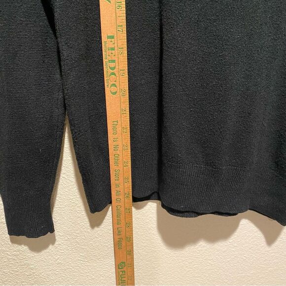 Vintage 80’s  BJ Christen sweater Long sleeve cowl neck size medium black - Picture 5 of 8